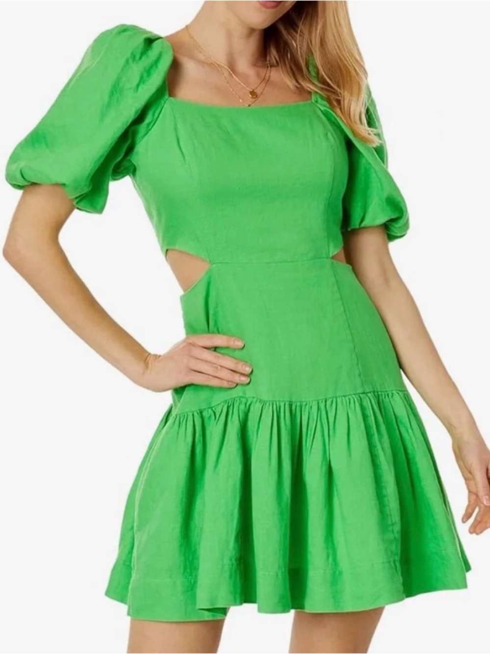 Lilly Pulitzer Kylanne Elbow Sleeve Gecko Green Size 10 Retail $248